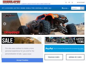'wheelspinmodels.co.uk' screenshot