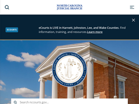 'nccourts.gov' screenshot