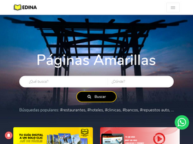 'edina.com.ec' screenshot