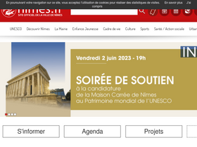 'nimes.fr' screenshot