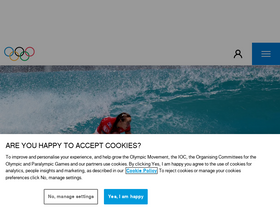 'olympic.org' screenshot