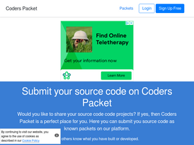 'coderspacket.com' screenshot