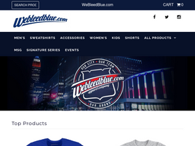 webleedblue.com homepage screenshot