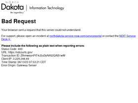 'ndcourts.gov' screenshot