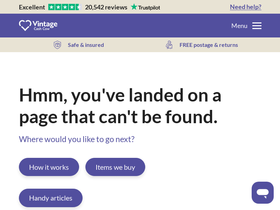 'vintagecashcow.com' screenshot