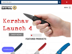 'perryknifeworks.com' screenshot