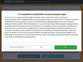 'jodelgrin.dk' screenshot