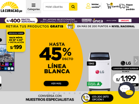 'lacuracao.pe' screenshot