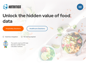'nutritics.com' screenshot