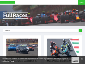 'fullraces.com' screenshot