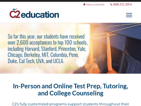 'c2educate.com' screenshot