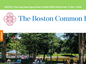 'bostonfrogpond.com' screenshot