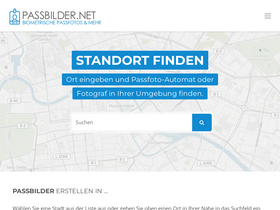 'passbilder.net' screenshot