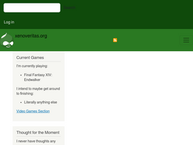 'xenoveritas.org' screenshot