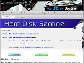 'hdsentinel.com' screenshot