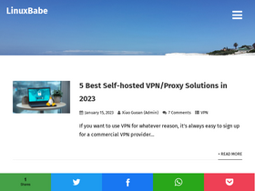 'linuxbabe.com' screenshot