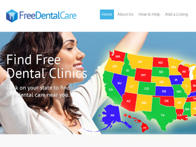 'freedentalcare.us' screenshot