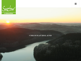 'sauerland.com' screenshot