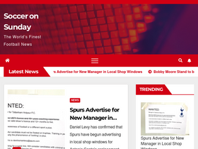 'socceronsunday.com' screenshot