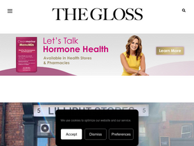 'thegloss.ie' screenshot