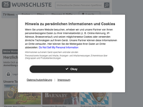 'wunschliste.de' screenshot