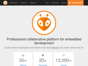'platformio.org' screenshot