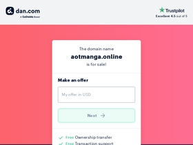 'aotmanga.online' screenshot