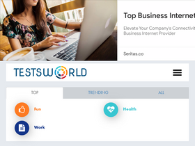 'testsworld.net' screenshot