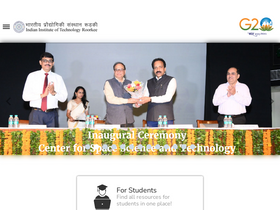 'srishti.iitr.ac.in' screenshot