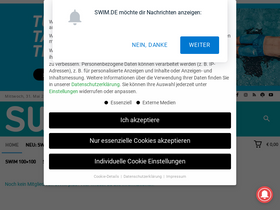 'swim.de' screenshot