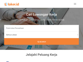 'loker.id' screenshot