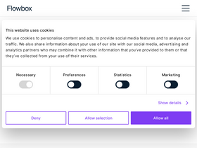 'getflowbox.com' screenshot
