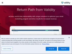 'returnpath.net' screenshot