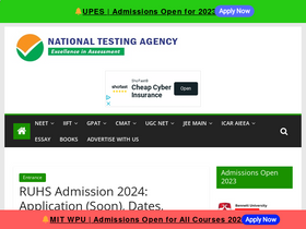 'ntaexam.net' screenshot