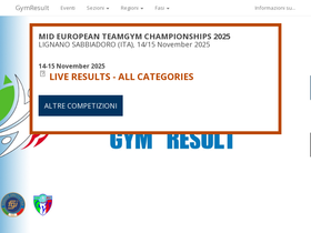'gymresult.it' screenshot