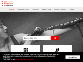 'archief.amsterdam' screenshot