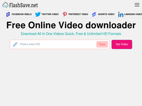 'flashsave.net' screenshot