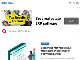 'kotaktekno.com' screenshot