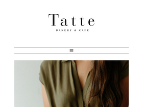 'tattebakery.com' screenshot