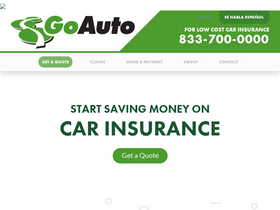 'goautoinsurance.com' screenshot