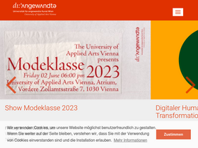 'dieangewandte.at' screenshot