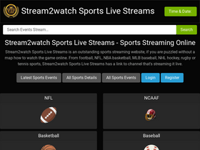 Stream2watch sports online