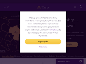 'tavex.pl' screenshot