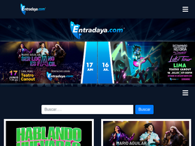 'entradaya.com.pe' screenshot