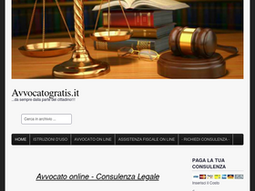 'avvocatogratis.it' screenshot