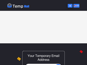 'temp-mailbox.com' screenshot