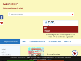 'egumenita.ro' screenshot