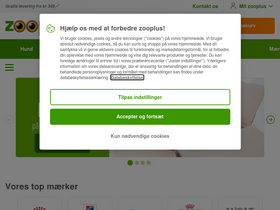 'zooplus.dk' screenshot