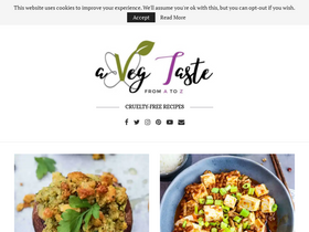 'avegtastefromatoz.com' screenshot