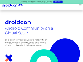 'droidcon.com' screenshot